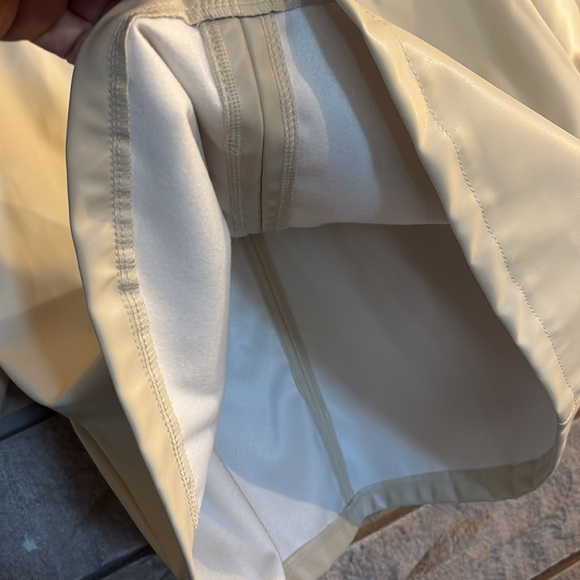 Cream Faux Leather top - Picture 7 of 11